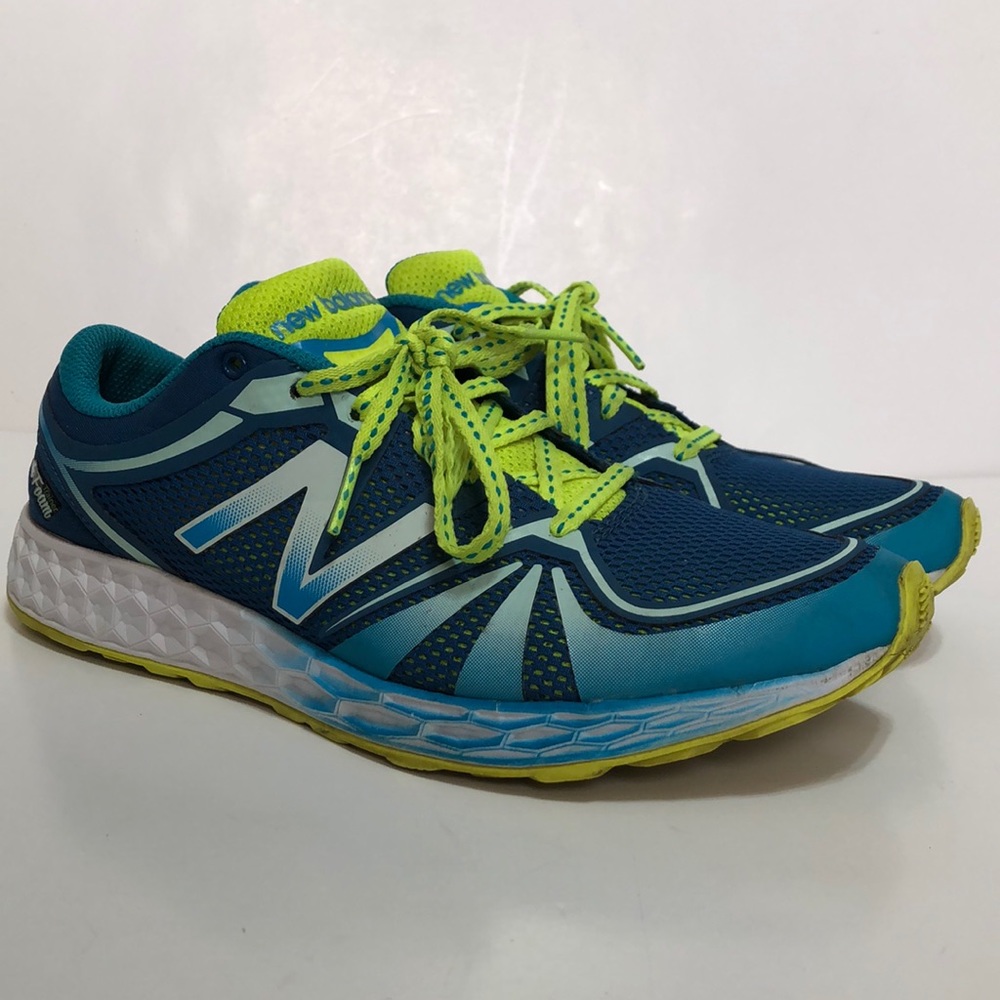 New Balance WX822SH2 822 Blue Lime Fresh Foam Trainer Training Shoes / Sneakers